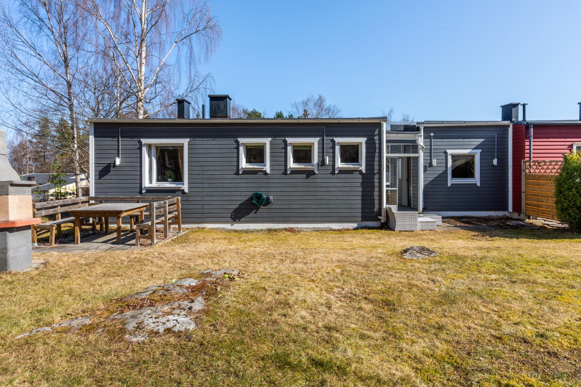 Välplanerat kedjehus med gavelläge!