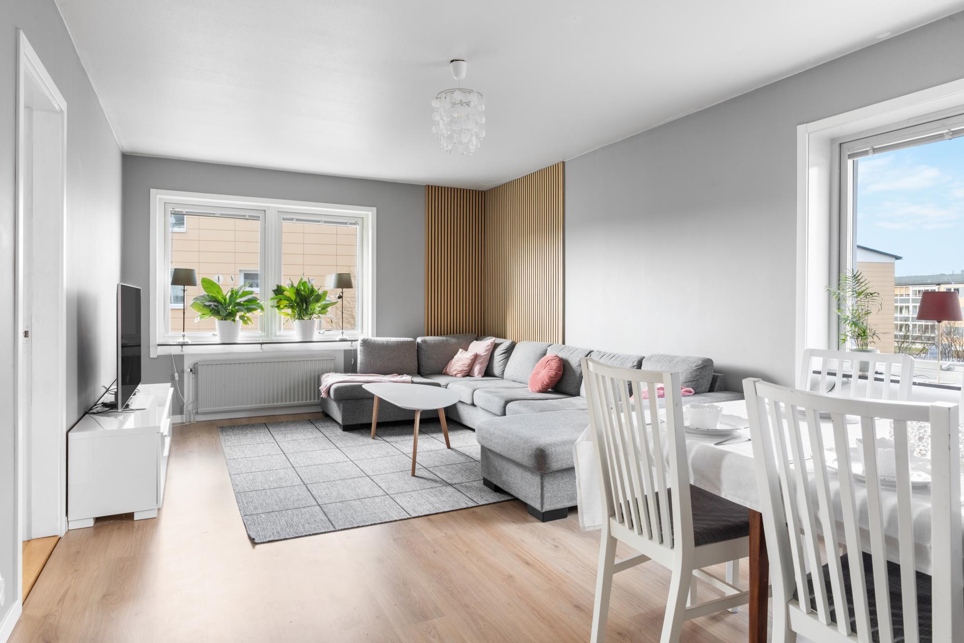 Trivsam fyra med renoverat kök och lugnt läge i Granlo!