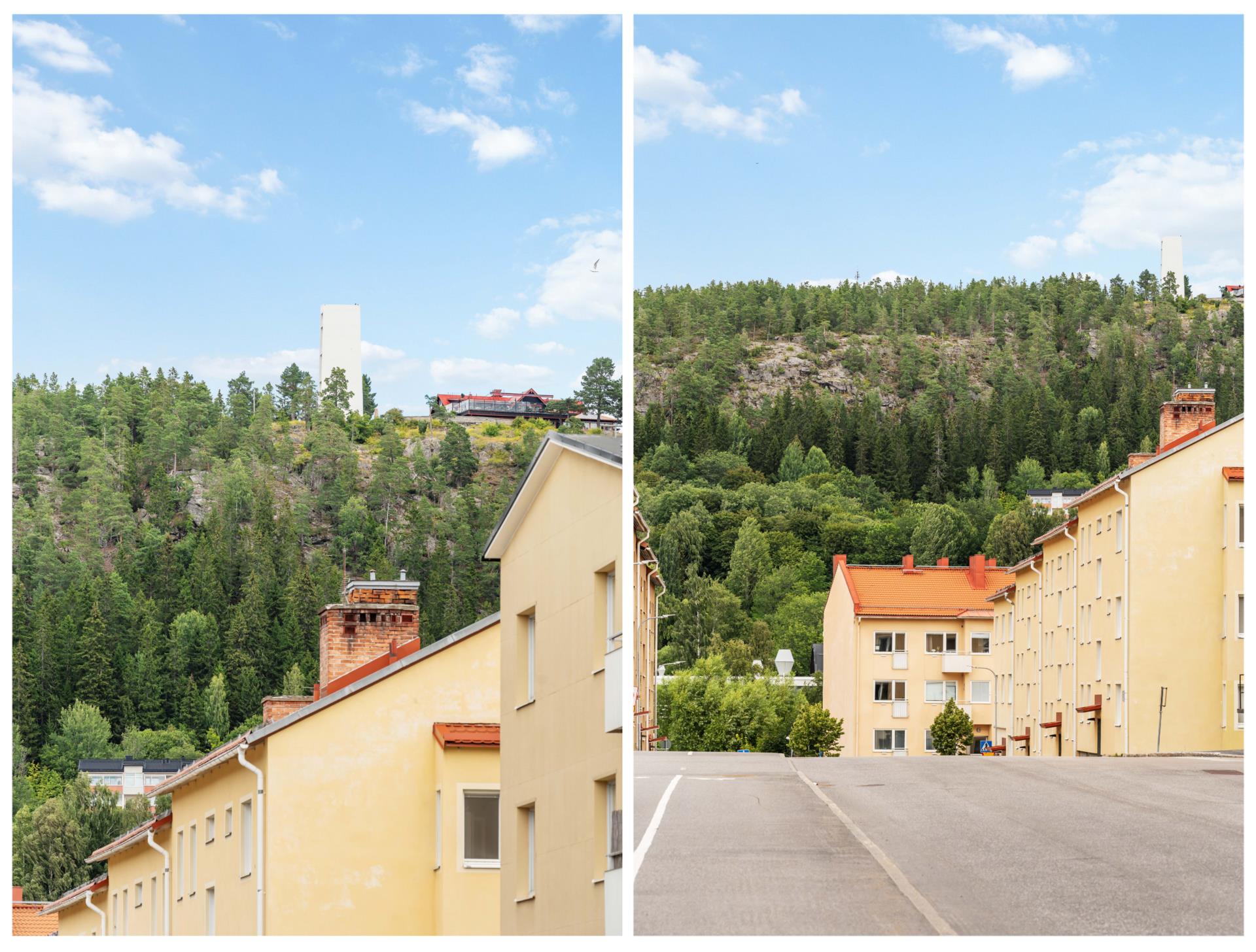 Ljus och välplanerad gaveltvåa – endast en halv trappa upp!