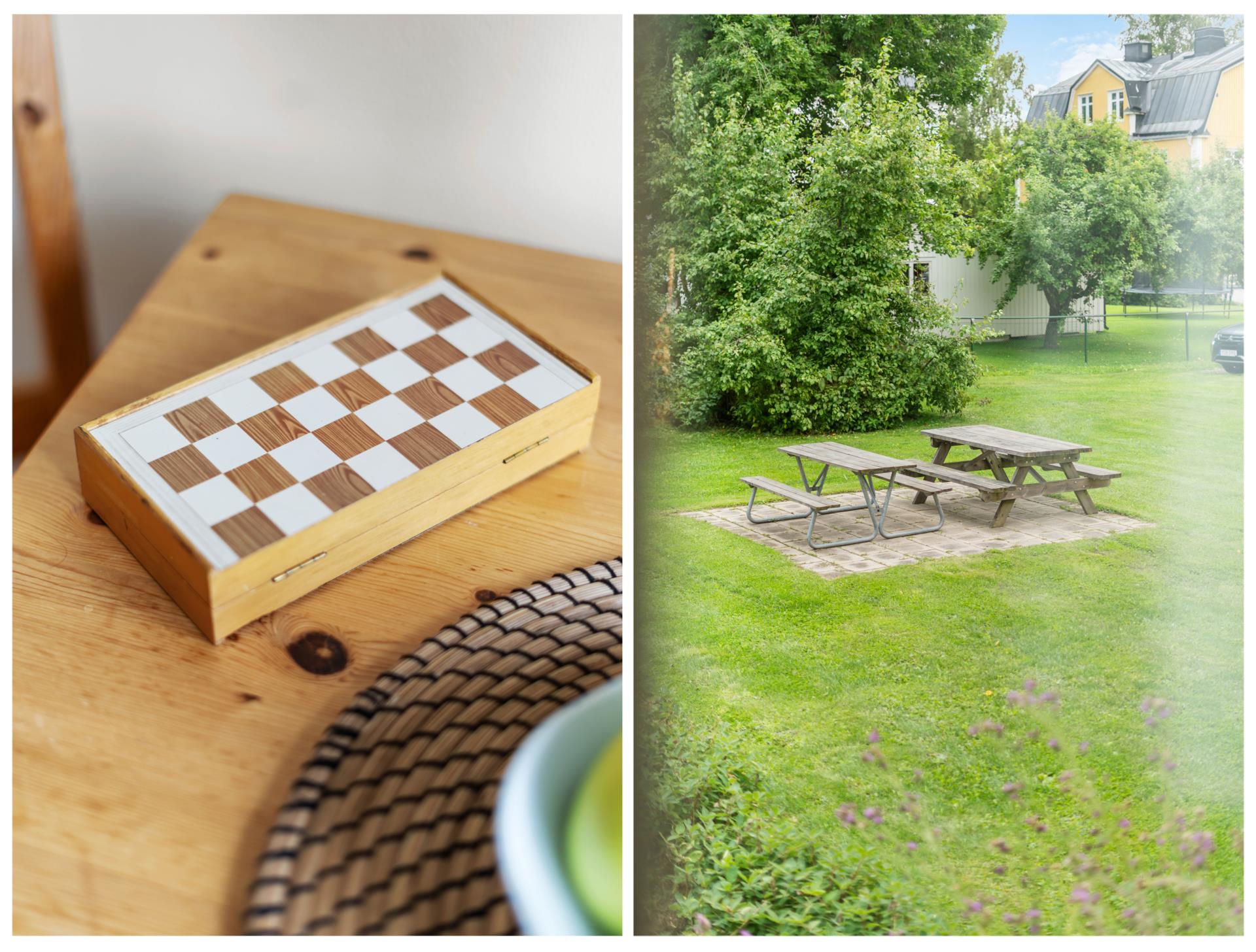 Ljus och välplanerad gaveltvåa – endast en halv trappa upp!